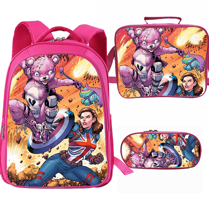 Cuddle Team Leader and Captain Carter  School Bag Lunch Bag Pencil Case - mihoodie