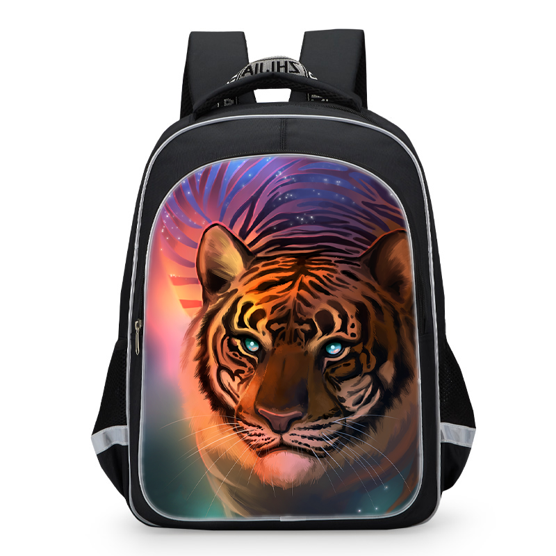 Tiger Print School Backpack - mihoodie