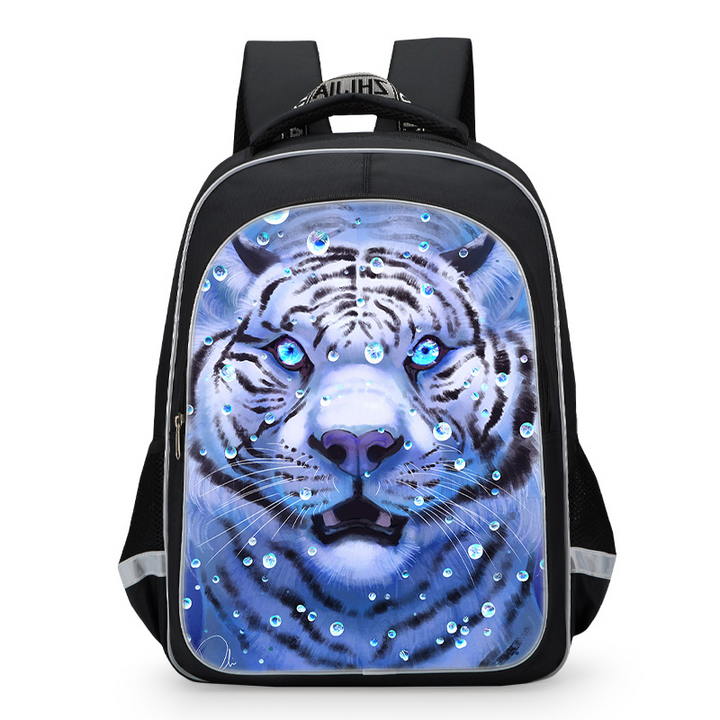 Tiger Print School Backpack - mihoodie